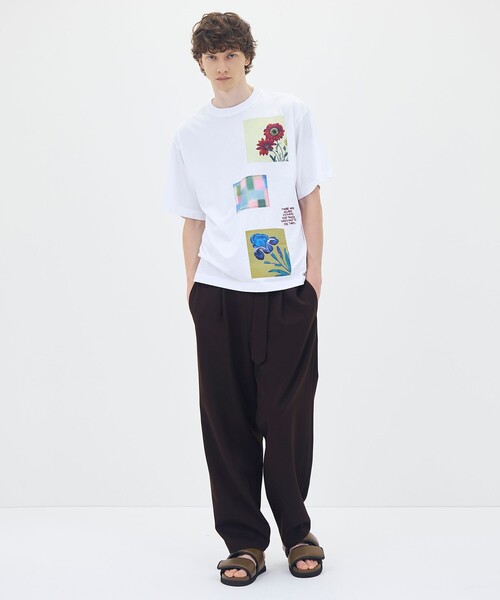 caban（キャバン）の「スビンコットン IRIS LAYERTシャツ（Tシャツ/カットソー・メンズ・ホワイト系その他/ブラック系その他・S/M/L）」の3枚目の写真