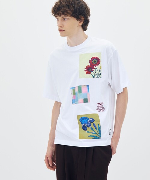 caban（キャバン）の「スビンコットン IRIS LAYERTシャツ（Tシャツ/カットソー・メンズ・ホワイト系その他/ブラック系その他・S/M/L）」の4枚目の写真