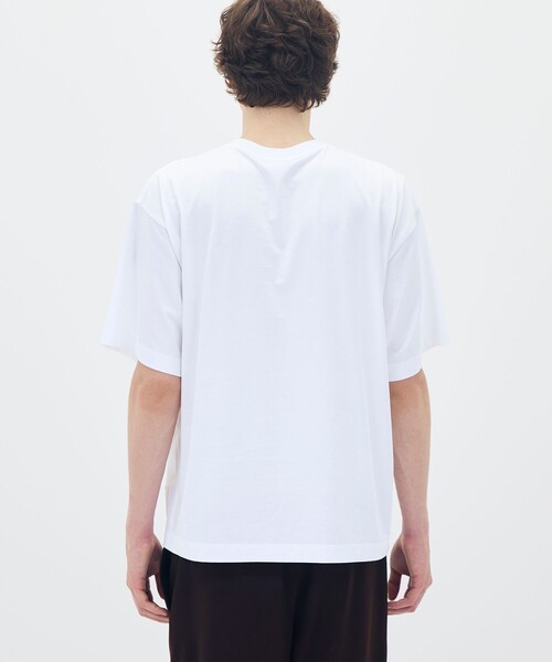 caban（キャバン）の「スビンコットン IRIS LAYERTシャツ（Tシャツ/カットソー・メンズ・ホワイト系その他/ブラック系その他・S/M/L）」の6枚目の写真