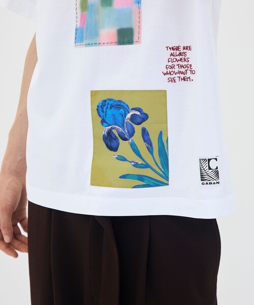 caban（キャバン）の「スビンコットン IRIS LAYERTシャツ（Tシャツ/カットソー・メンズ・ホワイト系その他/ブラック系その他・S/M/L）」の10枚目の写真