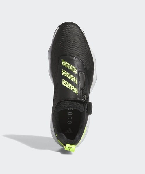 adidas(アディダス)の「コードカオス 25 ボア【adidas Golf/アディダスゴルフ】(スニーカー・メンズ・ブラック×イエロー・27.5cm/28.5cm/28.0cm/30.0cm/29.5cm/29.0cm/24.5cm/27.0cm/26.5cm/25.0cm/25.5cm/26.0cm)」の2枚目の写真