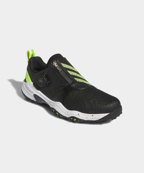 adidas(アディダス)の「コードカオス 25 ボア【adidas Golf/アディダスゴルフ】(スニーカー・メンズ・ブラック×イエロー・27.5cm/28.5cm/28.0cm/30.0cm/29.5cm/29.0cm/24.5cm/27.0cm/26.5cm/25.0cm/25.5cm/26.0cm)」の4枚目の写真