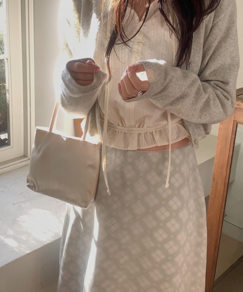 mineng(マイング)の「【チェック柄/2カラー】ニッキースカート(スカート・レディース・ミント/スカイブルー・S)」の21枚目の写真