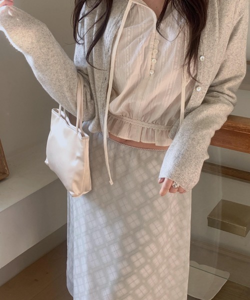 mineng(マイング)の「【チェック柄/2カラー】ニッキースカート(スカート・レディース・ミント/スカイブルー・S)」の22枚目の写真