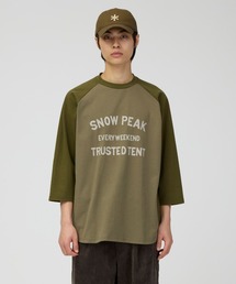 Snow Peak / Raglan Multi Color 3/4 T-Shirt マルチカラー ラグラン七分袖Tシャツ
