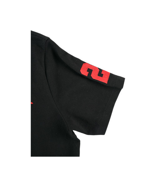 ERTR（イーアールティーアール）の「Cosmic Girl Pique T-Shirt Black（ポロシャツ・レディース・その他・MEDIUM/SMALL/LARGE）」の4枚目の写真
