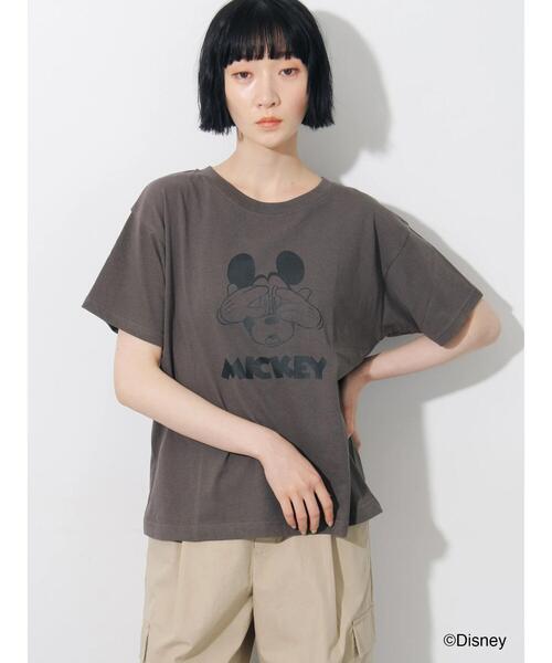 セール】【Disney】ミッキーマウス/プリントTシャツ（Tシャツ