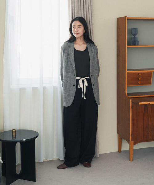 URBAN RESEARCH DOORS（アーバンリサーチドアーズ）の「カラミニュアンスジャケット（その他アウター・レディース・ブラック/グレー系その他・FREE）」の17枚目の写真