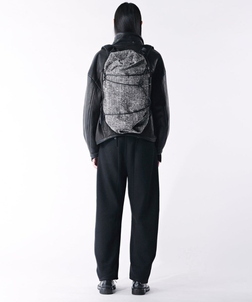 Cote&Ciel(コートエシエル)の「【cote&ciel/コートエシエル】 Ladon Tweed Black & Cream / リュック バックパック(バックパック/リュック・メンズ・グレー×ホワイト・FREE)」の17枚目の写真