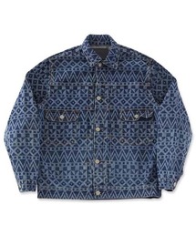 BLUE BLUE（ブルーブルー）の「ジオメトリープリントデニムジャケット（デニムジャケット）」