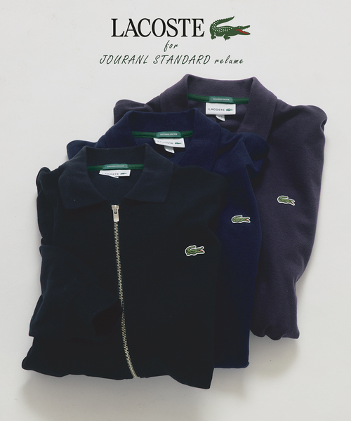 LACOSTE(ラコステ)の「LACOSTE / ラコステ 別注 フルジップ カーディガン(カーディガン/ボレロ・メンズ・ネイビー/ブラック/ブラウン・4/3)」の4枚目の写真