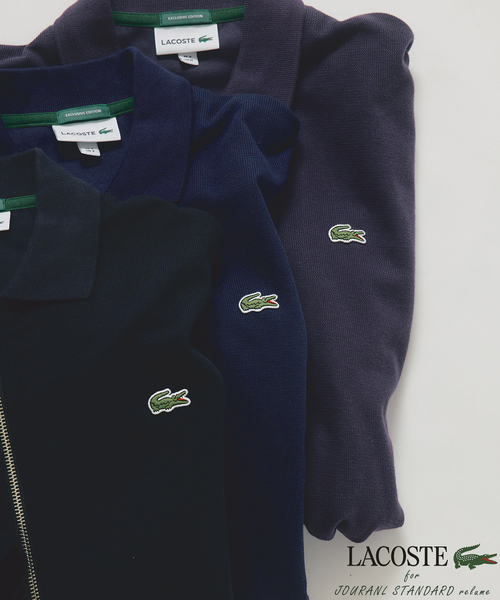 LACOSTE(ラコステ)の「LACOSTE / ラコステ 別注 フルジップ カーディガン(カーディガン/ボレロ・メンズ・ネイビー/ブラック/ブラウン・4/3)」の5枚目の写真