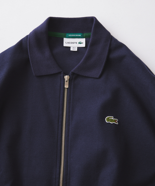 LACOSTE(ラコステ)の「LACOSTE / ラコステ 別注 フルジップ カーディガン(カーディガン/ボレロ・メンズ・ネイビー/ブラック/ブラウン・4/3)」の8枚目の写真