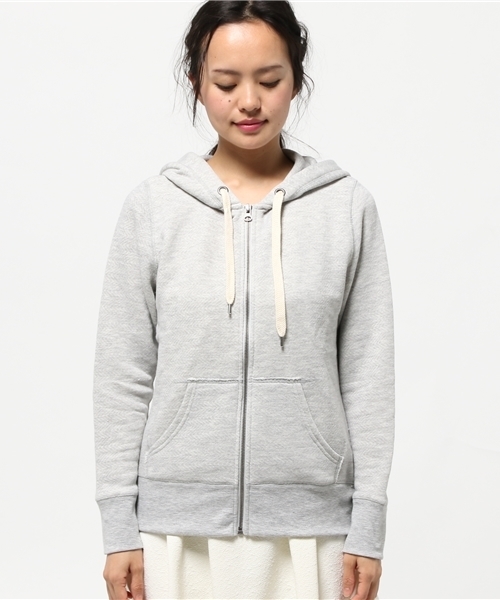 FREE'S MART（フリーズマート）の「トンプキン裏毛パーカー（パーカー・レディース・ホワイト/グレー・FREE）」の3枚目の写真