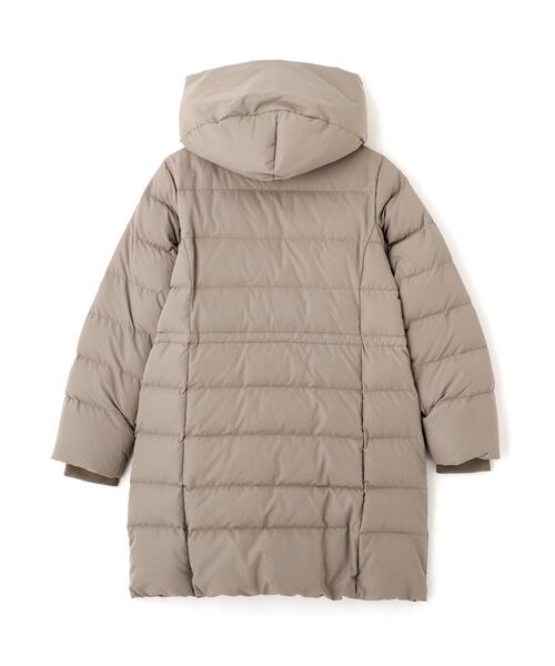 NANO universe（ナノユニバース）の「Anewdown(R)ボリュームフードロングダウン（ダウンジャケット/コート・レディース・ブラック/モカ/アイボリー・S/M）」の12枚目の写真