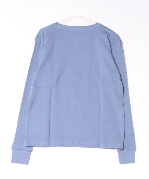 UP START（アップスタート）の「【Bls】 【ZM】【Bling Leads】サーマルワッフル クルーネック長袖TEE(BL)（Tシャツ/カットソー・メンズ・ブラウン/チャコールグレー/ライトブルー/アイボリー・LARGE/X-LARGE/MEDIUM）」の7枚目の写真