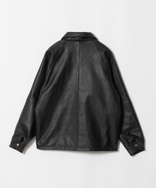 Schott（ショット）の「【別注】＜Schott＞レザー チェック ブルゾン（その他アウター・メンズ・ブラック・M/L/XL）」の13枚目の写真