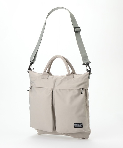 REEF(リーフ)の「REEF メンズ REEF HELMET BAG 2WAYショルダーバッグ 【2026年秋冬モデル】/リーフ(ショルダーバッグ・メンズ・ライトグレー/ブラック・FREE)」の2枚目の写真