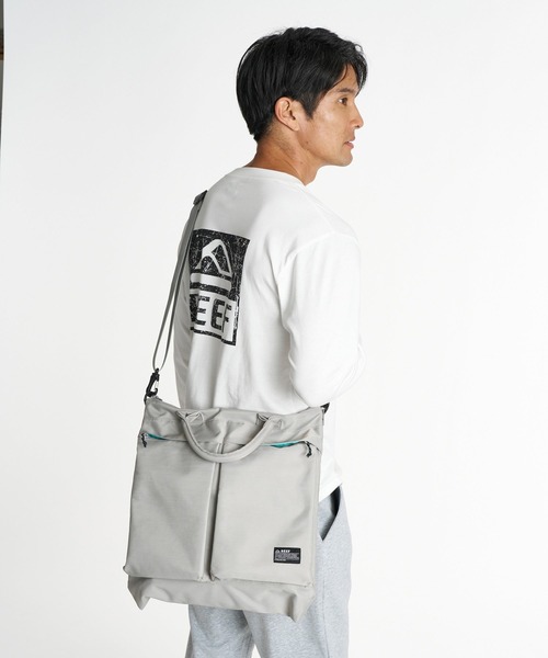 REEF(リーフ)の「REEF メンズ REEF HELMET BAG 2WAYショルダーバッグ 【2026年秋冬モデル】/リーフ(ショルダーバッグ・メンズ・ライトグレー/ブラック・FREE)」の22枚目の写真
