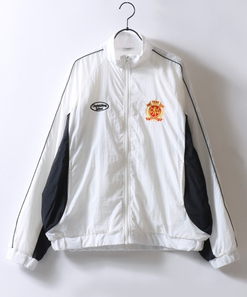SITRY（シトリー）の「Nylon Track Jacket/オーバーサイズ ブロークコア ナイロンジャケット トラックジャケット ブルゾン セットアップ対応（ナイロンジャケット・メンズ・グリーン/ブラック/ホワイト・M/L）」の4枚目の写真