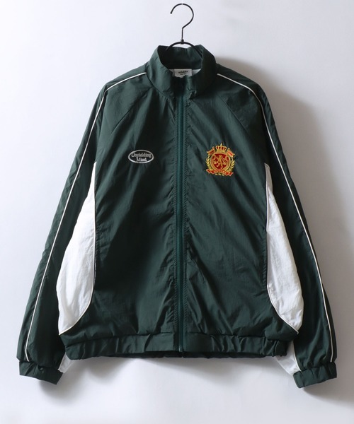 SITRY（シトリー）の「Nylon Track Jacket/オーバーサイズ ブロークコア ナイロンジャケット トラックジャケット ブルゾン セットアップ対応（ナイロンジャケット・メンズ・グリーン/ブラック/ホワイト・M/L）」の6枚目の写真