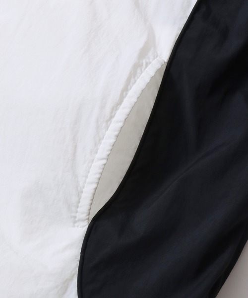 SITRY（シトリー）の「Nylon Track Jacket/オーバーサイズ ブロークコア ナイロンジャケット トラックジャケット ブルゾン セットアップ対応（ナイロンジャケット・メンズ・グリーン/ブラック/ホワイト・M/L）」の16枚目の写真
