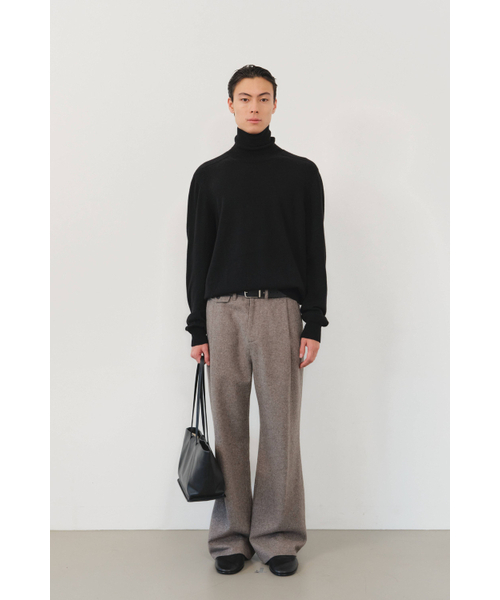 KUME(クメ)の「メンズ ピュアウール タートルネックニット ブラック(ニット/セーター・メンズ・その他・LARGE)」の5枚目の写真