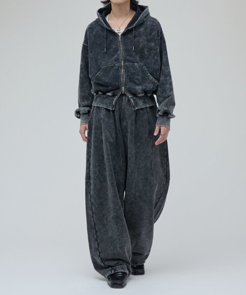 Lui's(ルイス)の「ROUND SWEAT VOLUME PANTS(スウェットパンツ・メンズ・グレー/ブラック・S/M)」の17枚目の写真