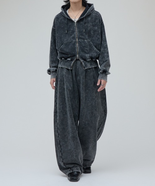 Lui's(ルイス)の「ROUND SWEAT VOLUME PANTS(スウェットパンツ・メンズ・グレー/ブラック・S/M)」の6枚目の写真