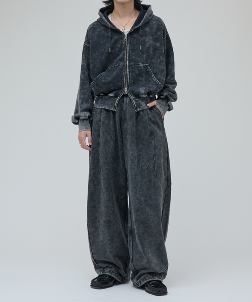 Lui's(ルイス)の「ROUND SWEAT VOLUME PANTS(スウェットパンツ・メンズ・グレー/ブラック・S/M)」の7枚目の写真