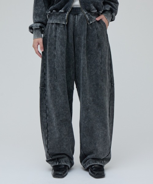 Lui's(ルイス)の「ROUND SWEAT VOLUME PANTS(スウェットパンツ・メンズ・グレー/ブラック・S/M)」の3枚目の写真