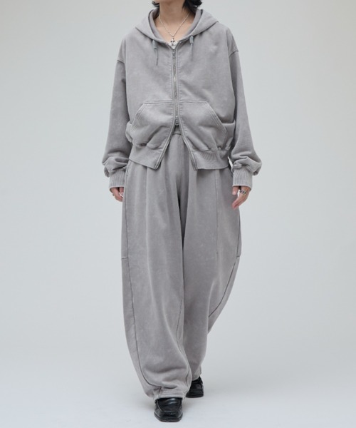 Lui's(ルイス)の「ROUND SWEAT VOLUME PANTS(スウェットパンツ・メンズ・グレー/ブラック・S/M)」の12枚目の写真