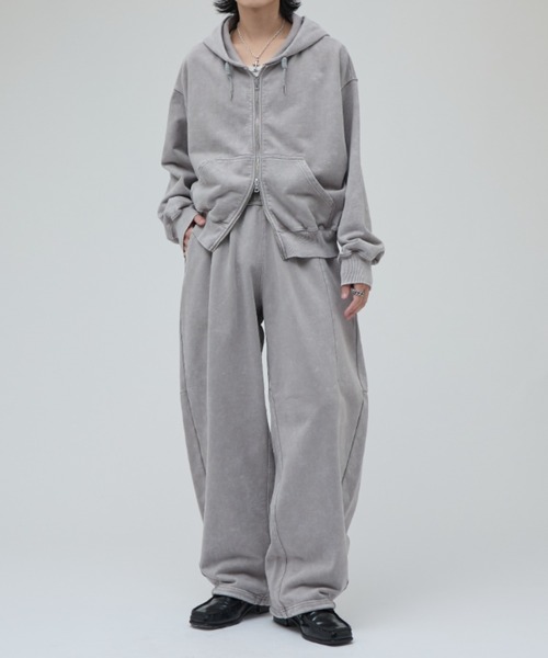 Lui's(ルイス)の「ROUND SWEAT VOLUME PANTS(スウェットパンツ・メンズ・グレー/ブラック・S/M)」の13枚目の写真