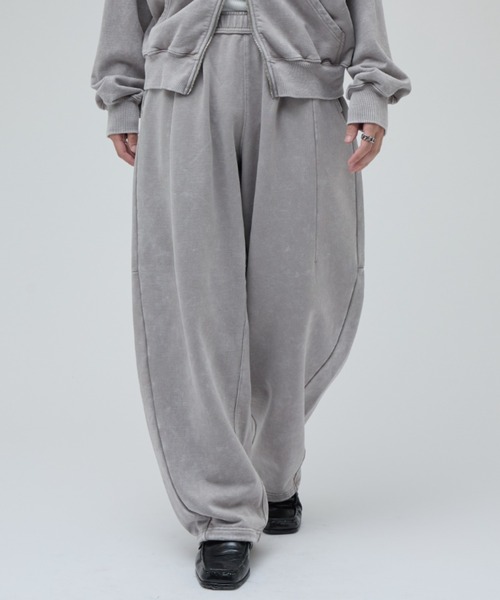 Lui's(ルイス)の「ROUND SWEAT VOLUME PANTS(スウェットパンツ・メンズ・グレー/ブラック・S/M)」の9枚目の写真