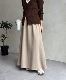 ヘリンボーンフレアスカート