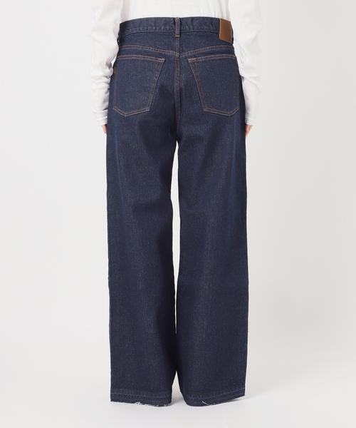 Spick & Span(スピックアンドスパン)の「《40周年 / 》5 1/2 40th LOOSE-STRAIGHT DENIM(デニムパンツ・レディース・ネイビー・29/28/27/26)」の10枚目の写真