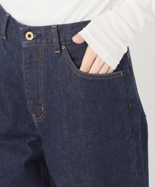 Spick & Span(スピックアンドスパン)の「《40周年 / 》5 1/2 40th LOOSE-STRAIGHT DENIM(デニムパンツ・レディース・ネイビー・29/28/27/26)」の17枚目の写真