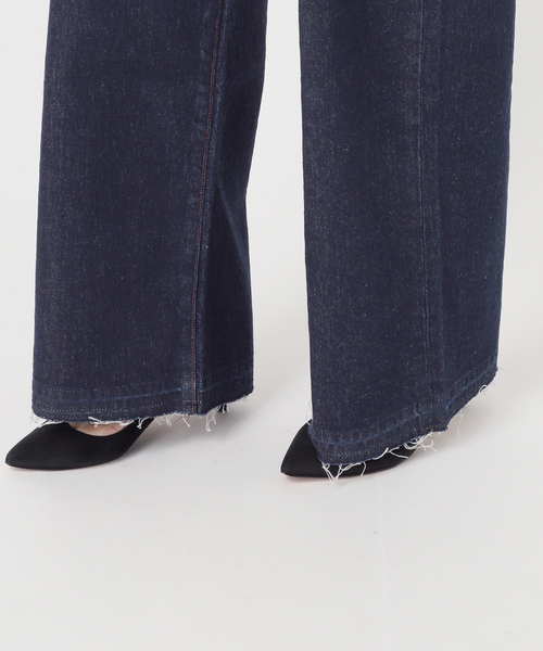 Spick & Span(スピックアンドスパン)の「《40周年 / 》5 1/2 40th LOOSE-STRAIGHT DENIM(デニムパンツ・レディース・ネイビー・29/28/27/26)」の20枚目の写真
