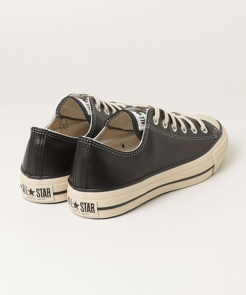 Schott(ショット)の「CONVERSE/コンバース/LEATHER ALL STAR J OX/レザー オールスター J OX(スニーカー・メンズ・ブラック・9.5/9/8/7.5/8.5)」の2枚目の写真
