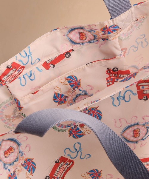 Cath Kidston(キャスキッドソン)の「フォルダウェイ トートバッグ London Crest(エコバッグ/サブバッグ・レディース・クリーム・FREE)」の3枚目の写真