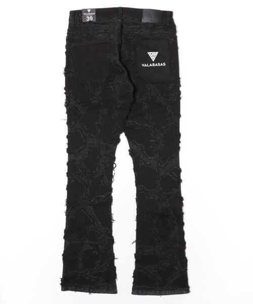 VALABASAS（ヴァラバサス）の「VALABASAS-Canyon Stacked Black Washed（デニムパンツ・メンズ・ブラック・L/S/M）」の2枚目の写真
