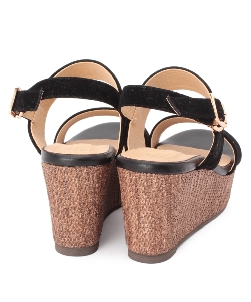 THE EMPORIUM(ジエンポリアム)の「ダブルベルトサンダル(サンダル・レディース・ブラック/ブルー/ブルー系その他/グリーン・35/45)」の6枚目の写真