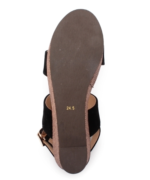 THE EMPORIUM(ジエンポリアム)の「ダブルベルトサンダル(サンダル・レディース・ブラック/ブルー/ブルー系その他/グリーン・35/45)」の7枚目の写真