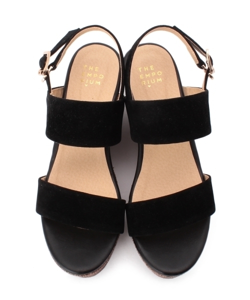 THE EMPORIUM(ジエンポリアム)の「ダブルベルトサンダル(サンダル・レディース・ブラック/ブルー/ブルー系その他/グリーン・35/45)」の8枚目の写真