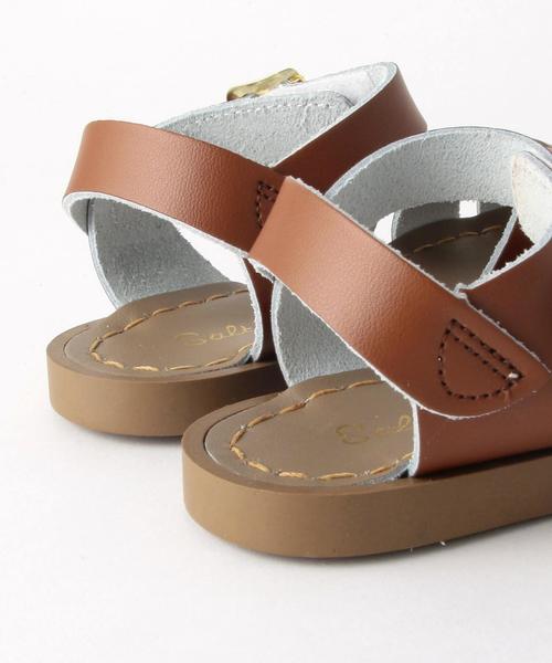 green label relaxing（グリーンレーベルリラクシング）の「【SaltWater(ソルトウォーター)】サンダル2/ブラウン◆（サンダル・キッズ・ブラウン・16.3cm/18.2cm/17.4cm/19.2cm）」の7枚目の写真