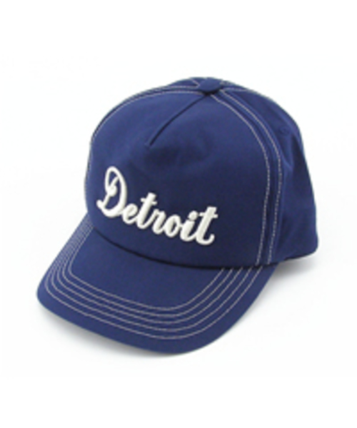 JOEY HYSTERIC(ジョーイヒステリック)の「DETROIT刺繍キャップ(キャップ・キッズ・ブラック/ボルドー/ネイビー/グリーン・LARGE/MEDIUM)」の4枚目の写真