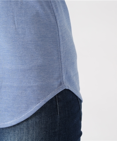 POLO RALPH LAUREN(ポロ ラルフ ローレン)の「ニット コットン オックスフォード シャツ(シャツ/ブラウス・レディース・ブルー系9・LARGE/MEDIUM/SMALL/X-LARGE/X-SMALL)」の6枚目の写真