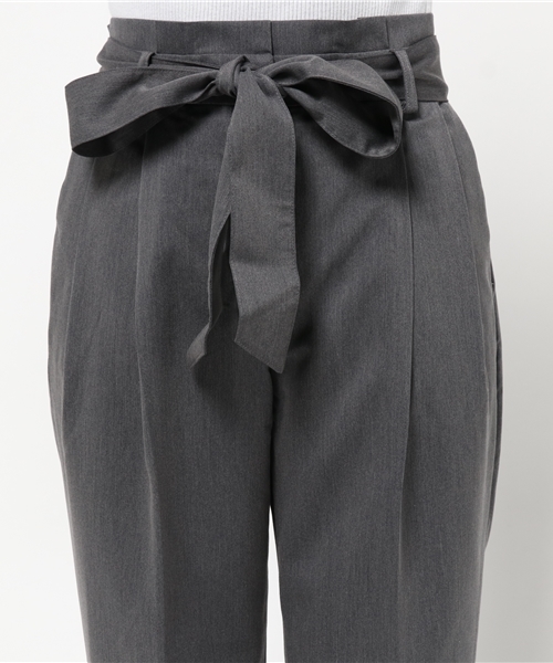 N.（N. Natural Beauty Basic）（エヌエヌナチュラルビューティーベーシック）の「ギャザーイージーパンツ（その他パンツ・レディース・ブラック/ボルドー/ベージュ/グレー・MEDIUM）」の8枚目の写真