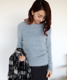 N.（N. Natural Beauty Basic） | ◆《追加生産》【and GIRL11月号掲載】 シャギーコンパクトニット(ニット/セーター)