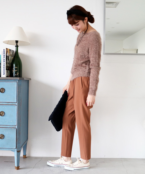 N.(N. Natural Beauty Basic)(エヌエヌナチュラルビューティーベーシック)の「◆《追加生産》【and GIRL11月号掲載】 シャギーコンパクトニット(ニット/セーター・レディース・ブルー/ホワイト/ベージュ・MEDIUM)」の17枚目の写真